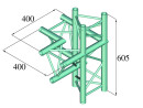 ALUTRUSS DECOLOCK DQ3-PAC45 4-way Corner right
