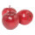 Apfel 3Stck./Btl., Kunststoff     Groesse: Ø 8cm    Farbe: rot     #