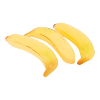 Banane 3Stck./Btl., Kunststoff     Groesse: 19x3,5cm    Farbe: gelb #