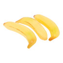 Banana 3pcs./bag, plastic 19x3,5cm Color: yellow