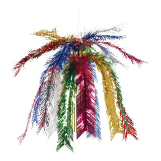 Palmschnittfontäne Metallfolie     Groesse: Ø 40cm, 50cm    Farbe: bunt