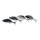 Sardinen 4Stck./Btl., Kunststoff     Groesse: 4x12cm    Farbe: natur