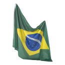 Flagge Kunstseide, mit Ösen Größe:90x150cm Farbe: Brasilien