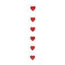 Heart garland 6-fold - Material: flat wire sisal - Color:...