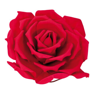 Rose head 50cm stem, foam plastic     Size: Ø 40cm    Color: red