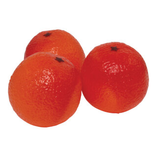 Oranges 3pcs./bag, plastic     Size: Ø 7,5cm    Color: orange