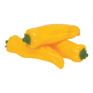 Chillies 3pcs./bag, plastic     Size: 4x16cm    Color: yellow