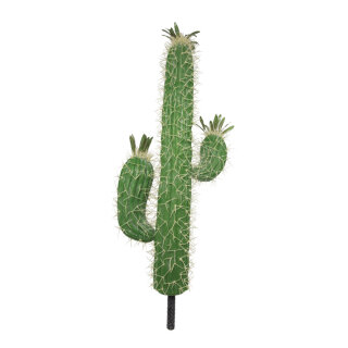 Saguaro Kaktus 3-fach, Kunststoff     Groesse: 70cm    Farbe: grün