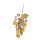 Vine branch 35 leaves, plastic     Size: 60cm    Color: brown/orange