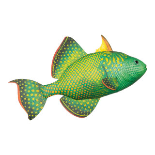 Tropical fish styrofoam printed     Size: 30x16cm    Color: green