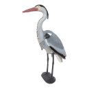 Heron standing  - Material: plastic - Color: grey - Size:...
