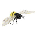Bee styrofoam covered with paper 24x11cm Color: black/yellow