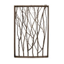 Rahmen mit Zweigen Holz Abmessung: 57x87cm Farbe: braun