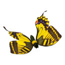 Schmetterling PVC-Folie Größe:20x30cm Farbe: gelb/schwarz...