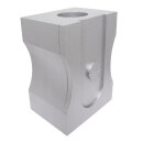 Spitzer Styropor     Groesse: 40x30x22cm    Farbe: silber