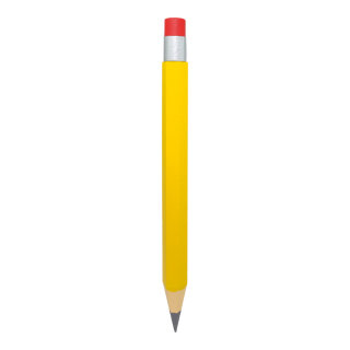 Bleistift Styropor     Groesse: 90cm    Farbe: gelb