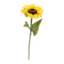 Sonnenblume Kunstseide, Ø15cm Blüte Abmessung: 65cm...