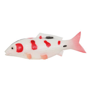 Koi carp rubber     Size: 35cm    Color: white