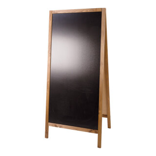 A-board with chalk markers writable     Size: 160x72xm    Color: black/brown