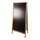 Kundenstopper mit Kreidemarkern beschreibbar     Groesse: 160x72xm    Farbe: schwarz/braun