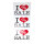 Poster  - Material: I LOVE SALE paper - Color: red/white - Size: 48x138cm