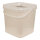 Decoration sand in 5l bucket, approx. 8kg     Size: 0,1-0,5mm grain    Color: natural-coloured