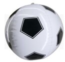 Fußball zum Aufblasen schwarz-weiss Ø 30 cm