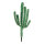 Cactus 6-fold - Material: plastic - Color: natural - Size:  X 65cm