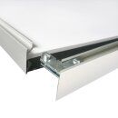 Trikotrahmen Distance silber matt - 42 x 59,4 cm (DIN A2) - Polystyrol klar - Foamboard weiß